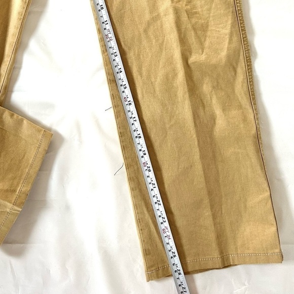 BUGATTI yellow jeans panted size large cropped - Picture 8 of 10